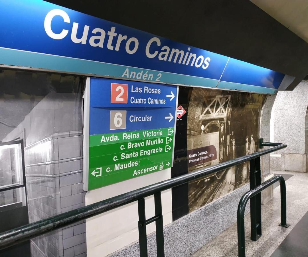 Luminoso Cerca 4 Caminos- Apartamento Reina Victoria Madrid Luaran gambar
